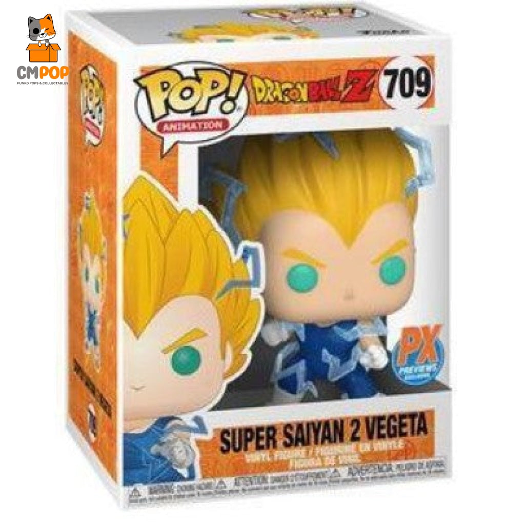 Super Saiyan 2 Vegeta - #709 Funko Pop! Dragon Ball Z Px Exclusive Pop
