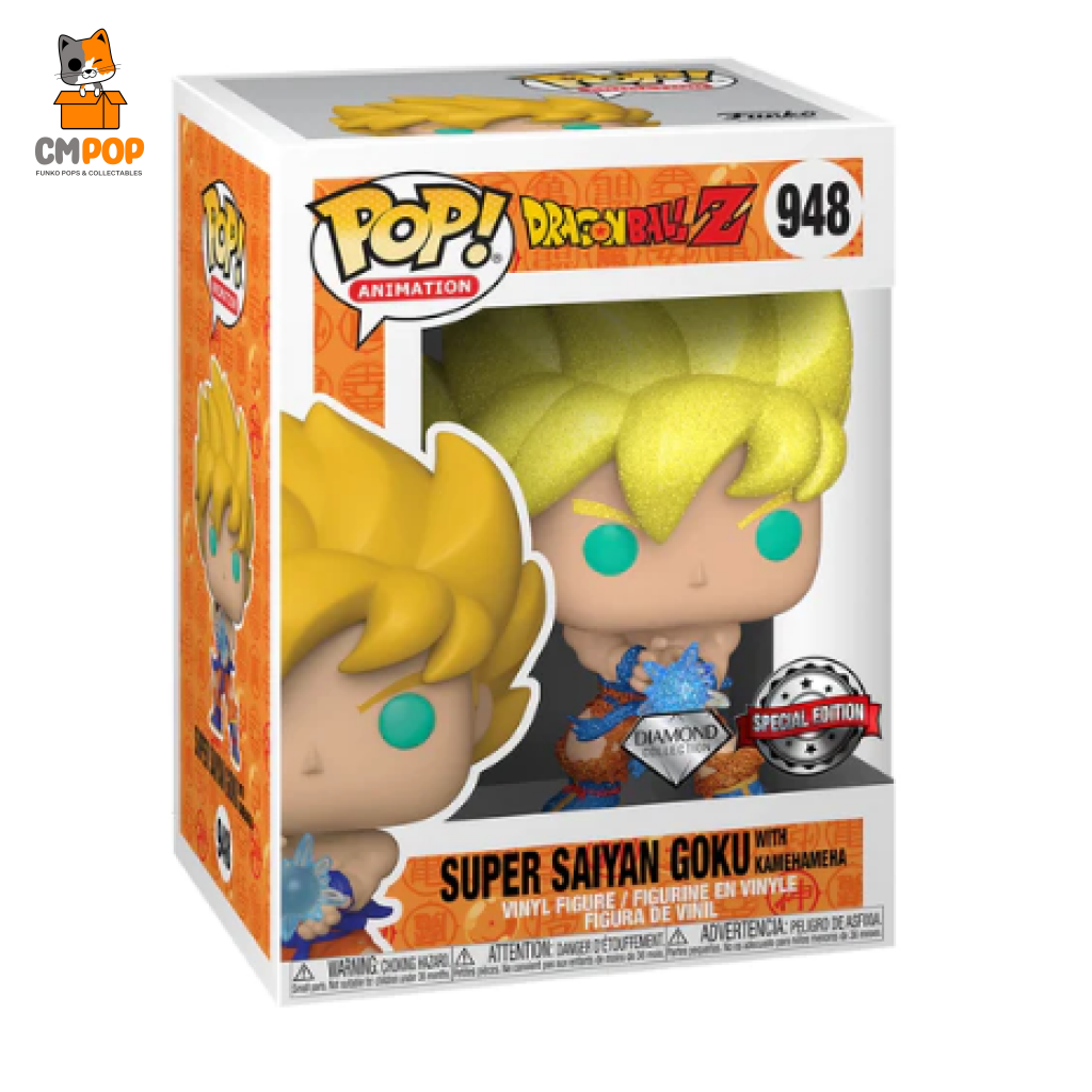 Super Saiyan Goku With Kamehameha - #948 Funko Pop! Dragon Ball Z Diamond Collection Special