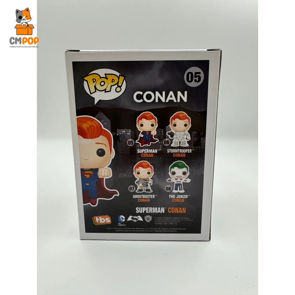 Superman Conan - #05 Funko Pop! Sdcc 2016 Stickered Exclusive Pop