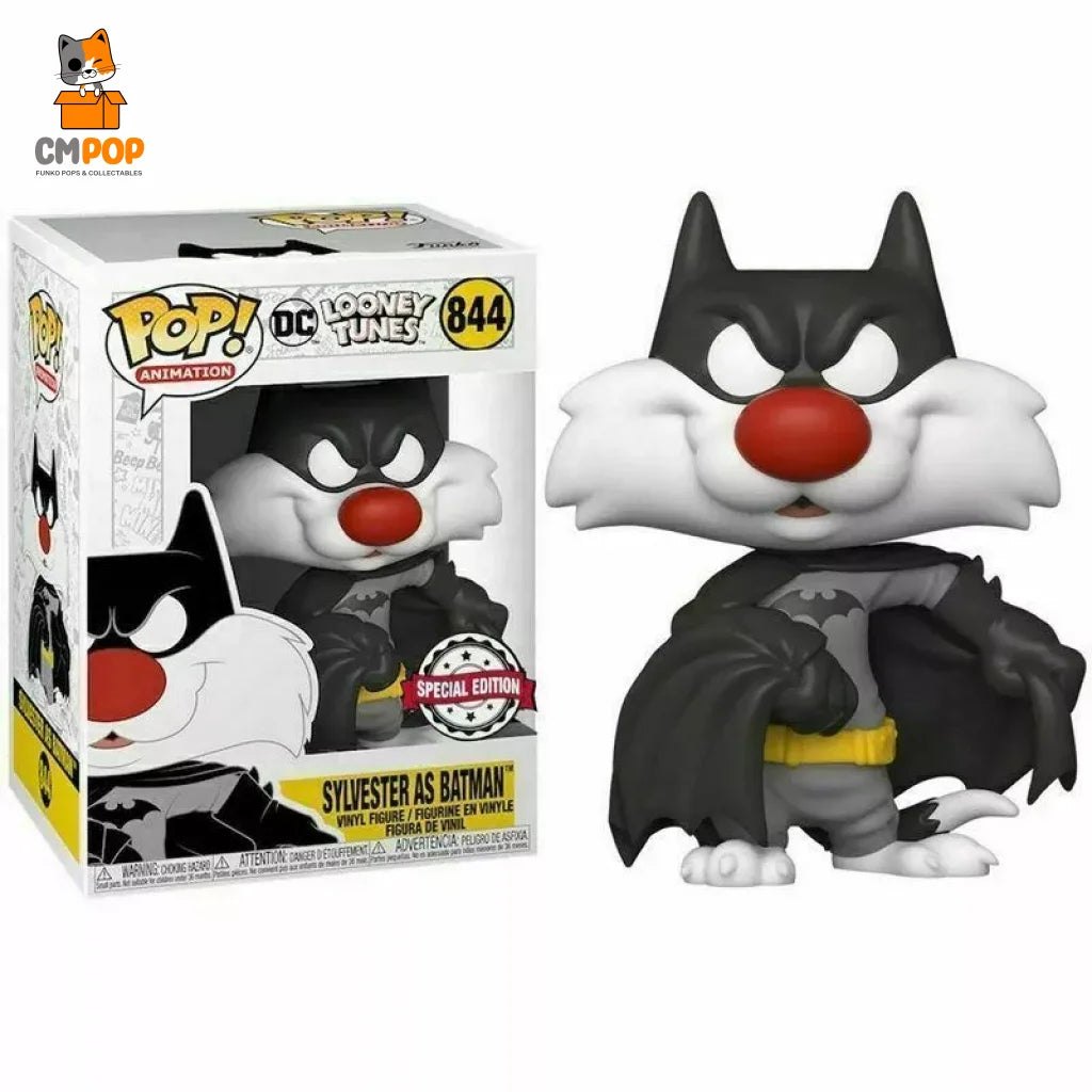 Sylvester As Batman - #844 Funko Pop! Animation Looney Tunes Special Edition Pop