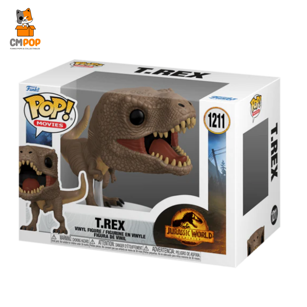 Funko Pop Movies: Jurassic World 3 - T Rex Funko Pop