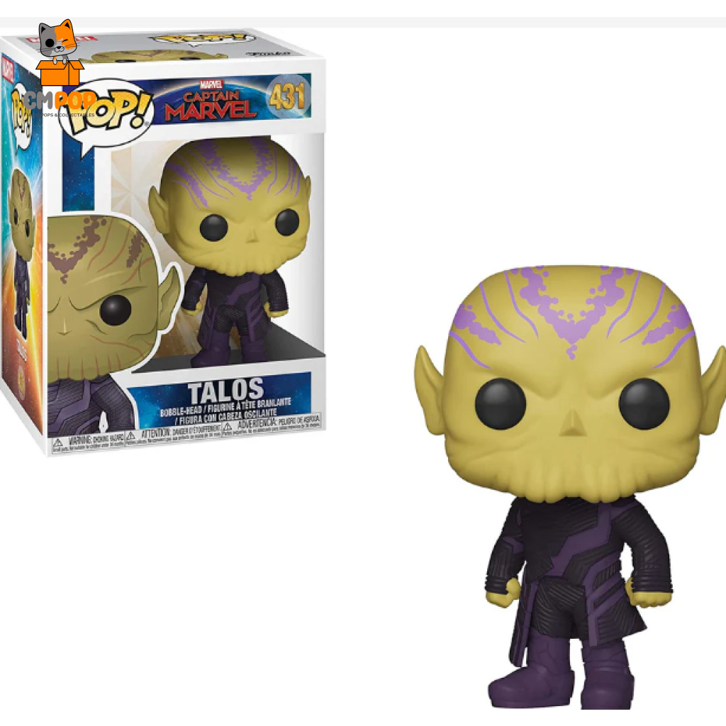 Talos - #431 Funko Pop! Marvel Captain Pop