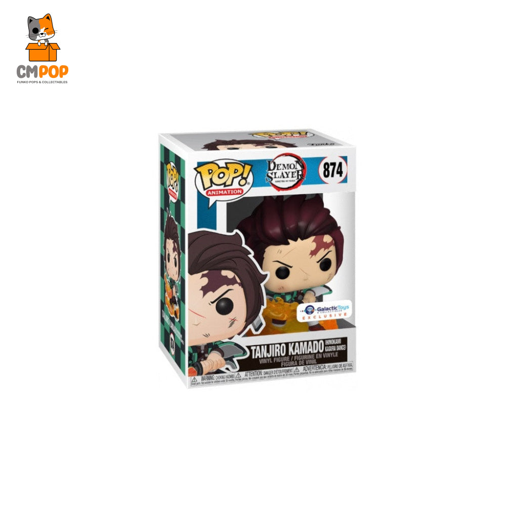 Tanjiro Kamado (Hinokami Kagura Dance) - #874 Funko Pop! Demon Slayer Galactic Toys Exclusive Pop