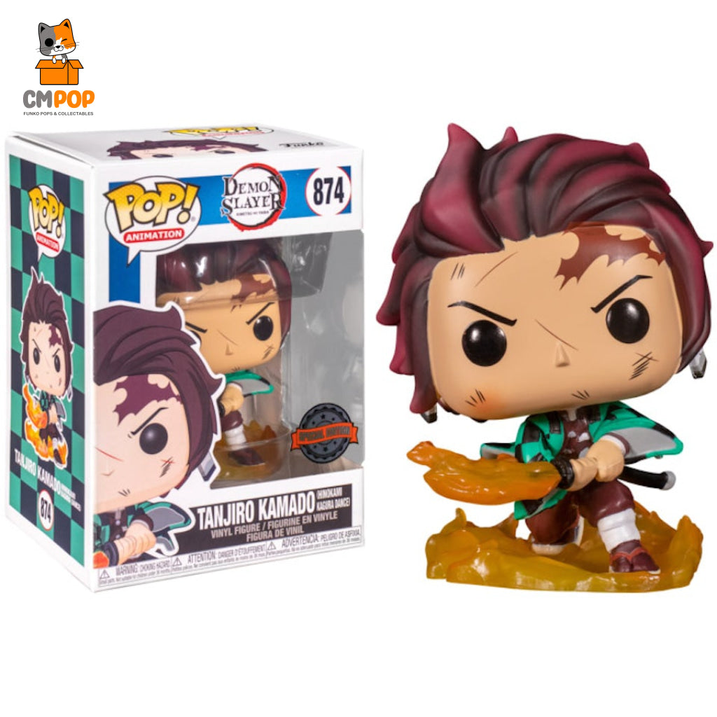 Tanjiro Kamado (Hinokami Kagura Dance) - #874 Funko Pop! Demon Slayer Special Edition Pop