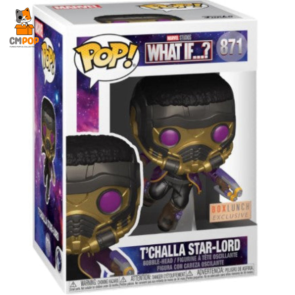 T’challa Star-Lord - #871 Funko Pop! Marvel What If..? Box Lunch Exclusive Pop