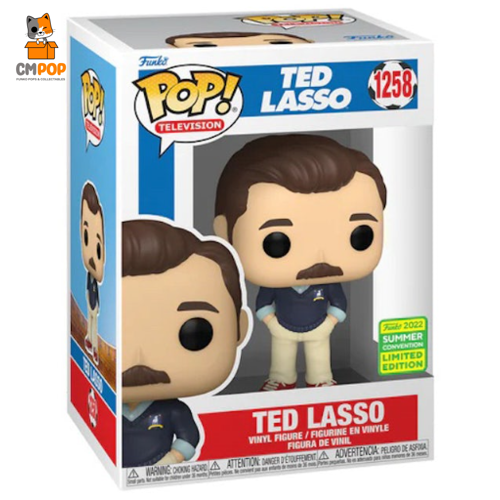 Ted Lasso - #1258 Funko Pop! 2022 Summer Convention Exclusive Pop