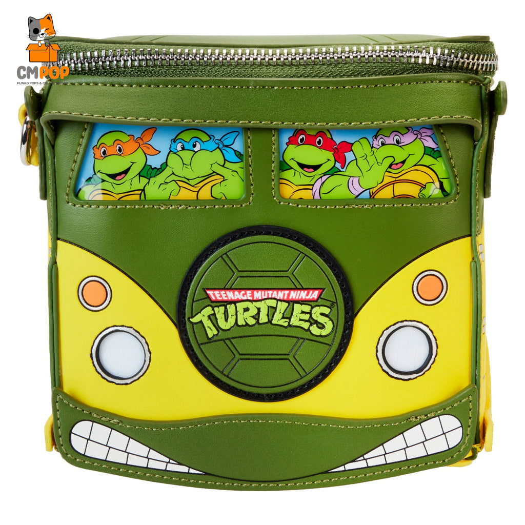 Teenage Mutant Ninja Turtles 40Th Anniversary Vintage Arcade Crossbody Bag - Tmnt Loungefly