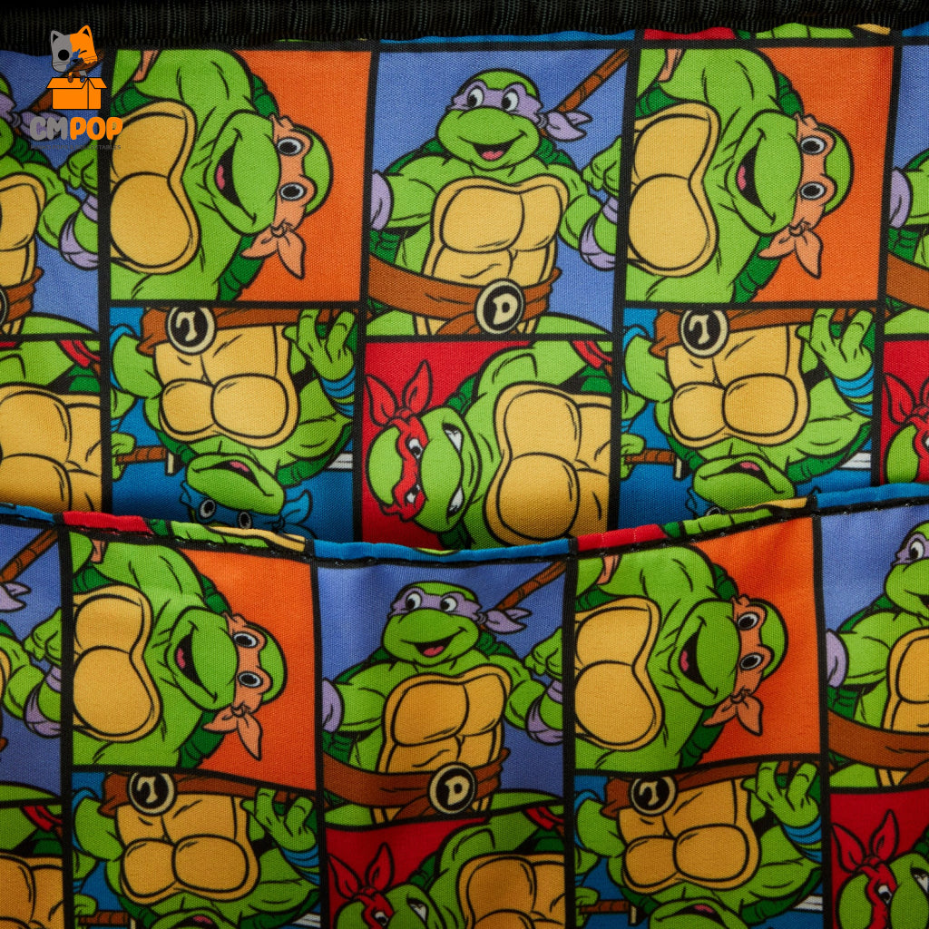 Teenage Mutant Ninja Turtles 40Th Anniversary Vintage Arcade Mini Backpack - Tmnt Loungefly