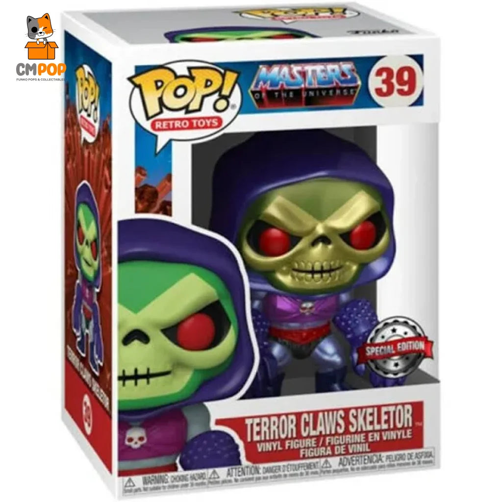 Terror Claws Skeletor - #39 Funko Pop! Retro Toys Masters Of The Universe Special Edition Pop