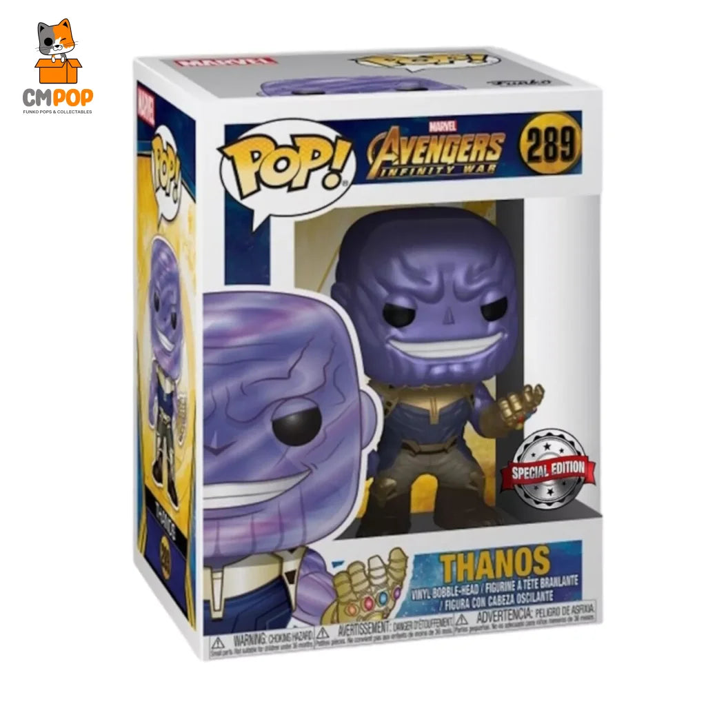 Thanos - #289 Funko Pop! Marvel Special Edition