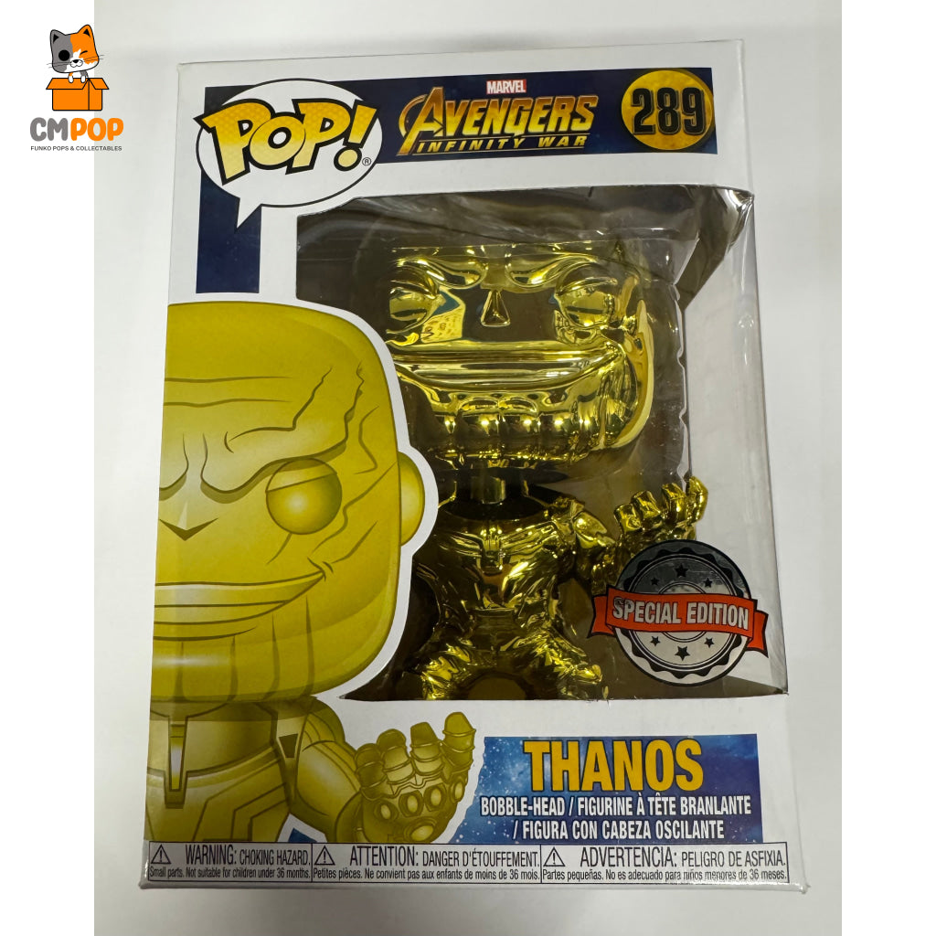 Thanos (Gold) - #289 Funko Pop! Marvel Special Edition