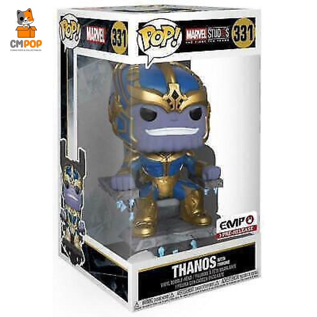 Thanos With Throne - #331 Funko Pop! Marvel Studios The First 10 Years Emp Pre-Release Pop