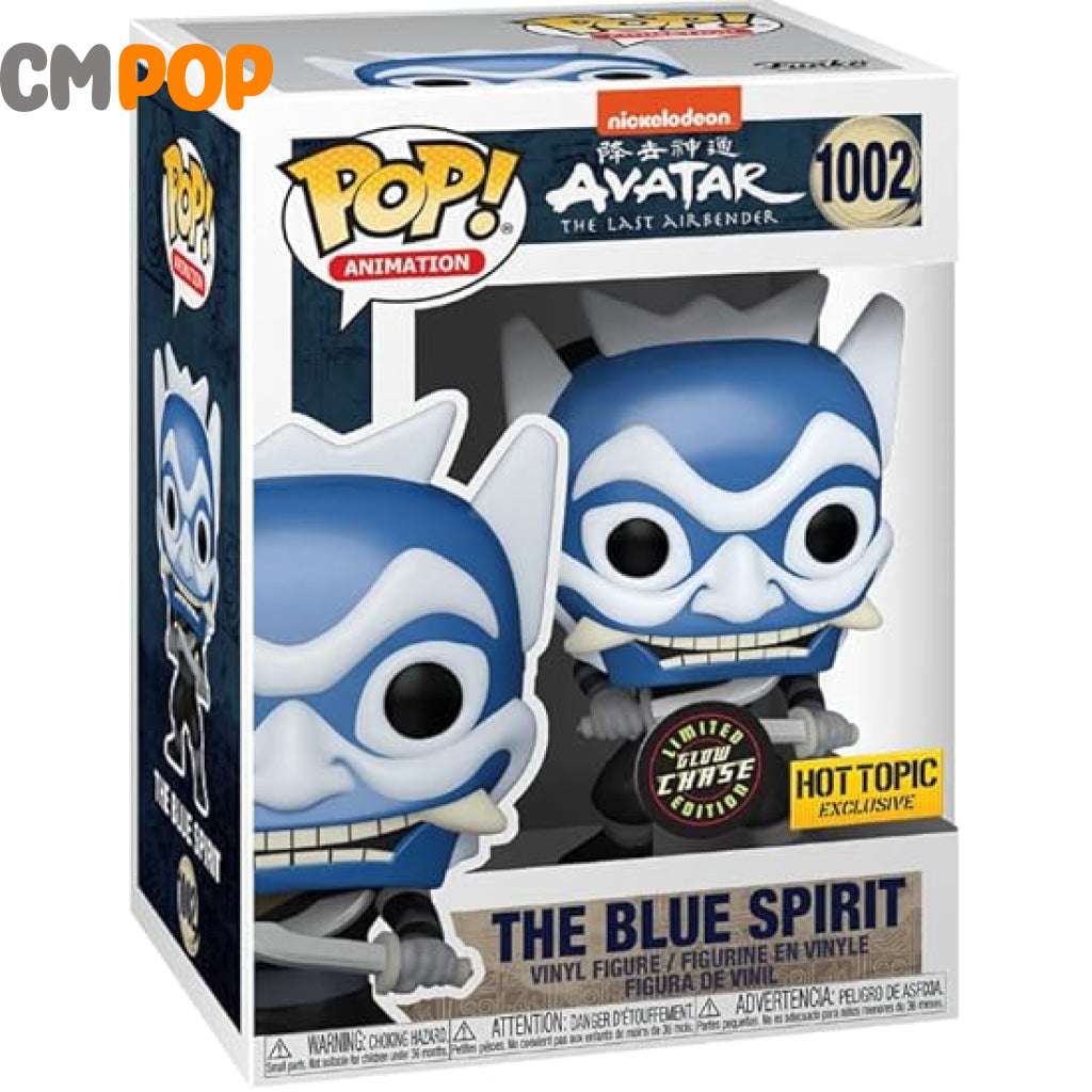 The Blue Spirit #1002 - Funko Pop! - Animation - Avatar The Last Airbender - Glow Chase Edition - Hot Topic Exclusive