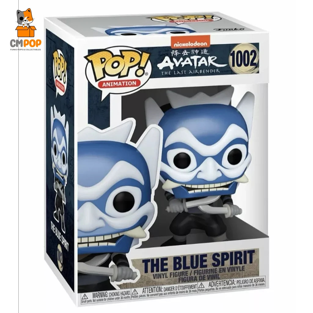 The Blue Spirit #1002 - Funko Pop! Animation Avatar Last Airbender Hot Topic Exclusive Pop