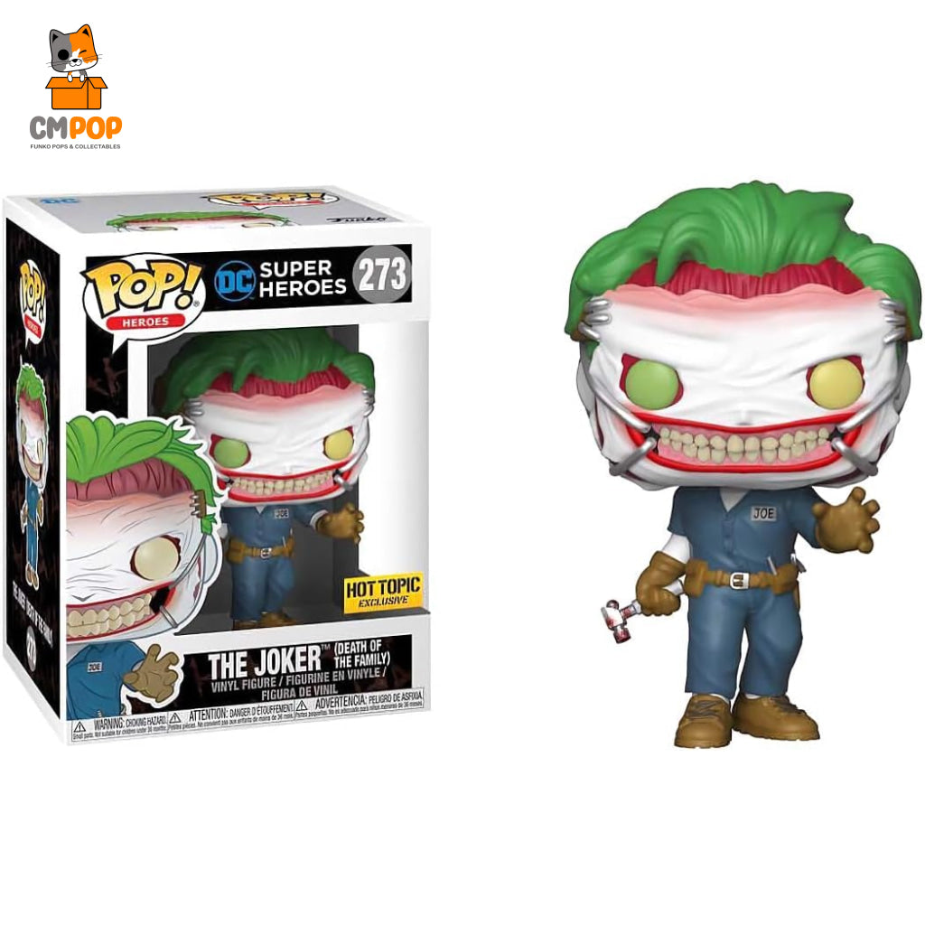 The Joker (Death Of The Family) - #273 Funko Pop! Heros Dc Super Hot Topic Exclusive Pop