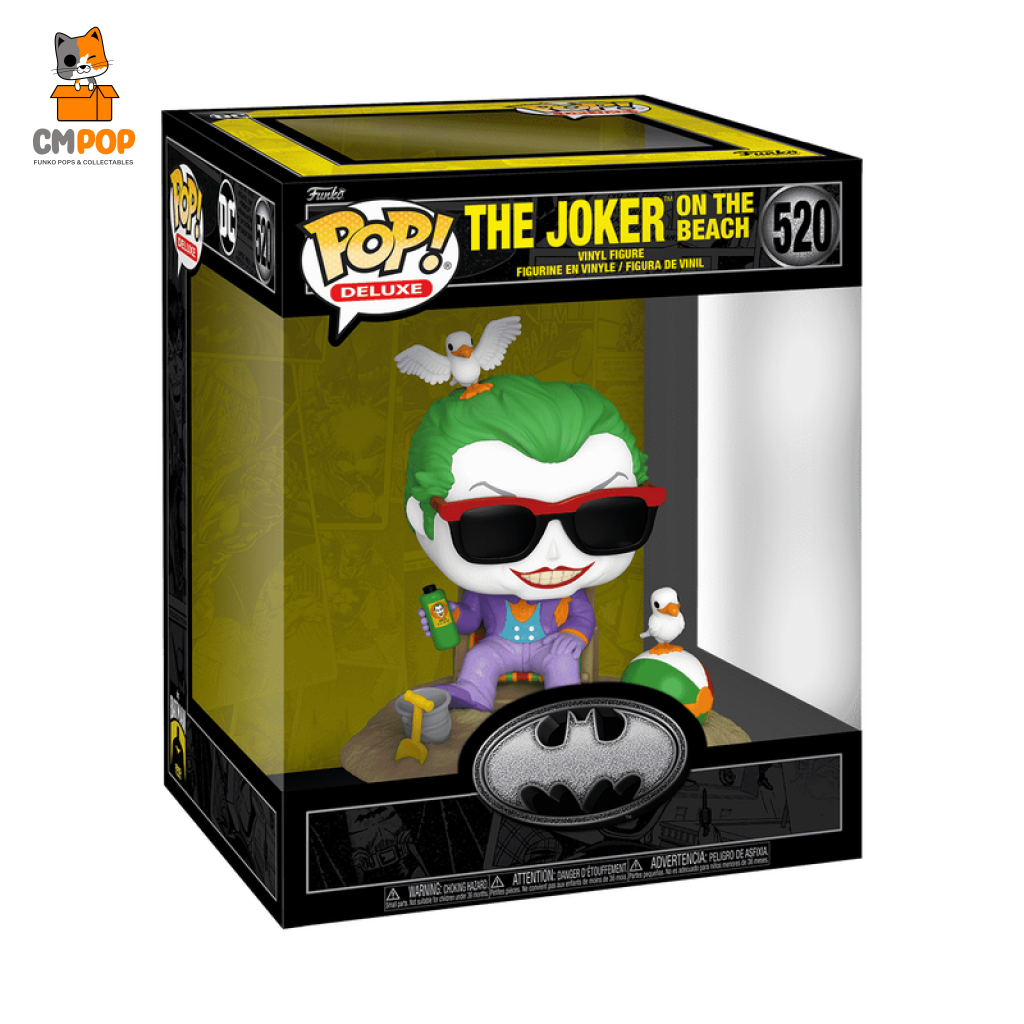 The Joker On The Beach - #520 Funko Pop! Deluxe Dc Comics Batman Pop