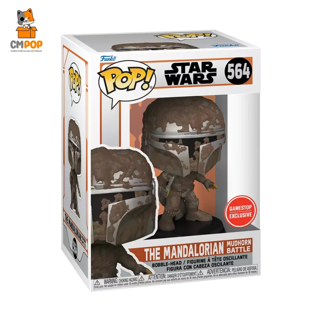 The Mandalorian Mudhorn Battle - #564 Funko Pop! Star Wars Gamestop Exclusive Pop