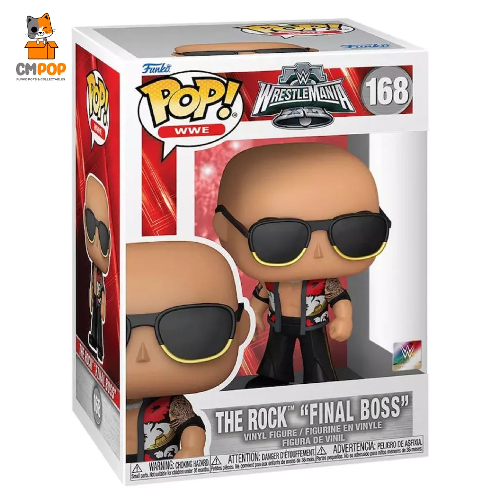 The Rock ’Final Boss’- #168 - Funko Pop! Wwe Wrestle Mania 40