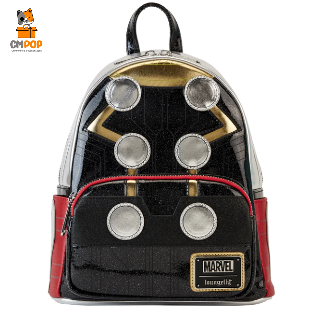 Metallic Thor Cosplay Mini Backpack - Marvel- Loungefly