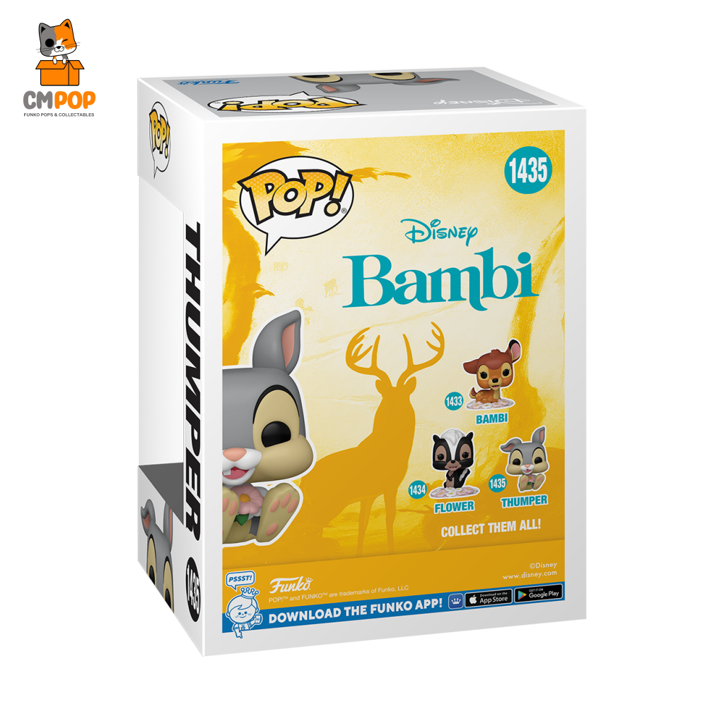 Thumper- Bambi 80Th Anniversary - #1435 Funko Pop! Disney Pop