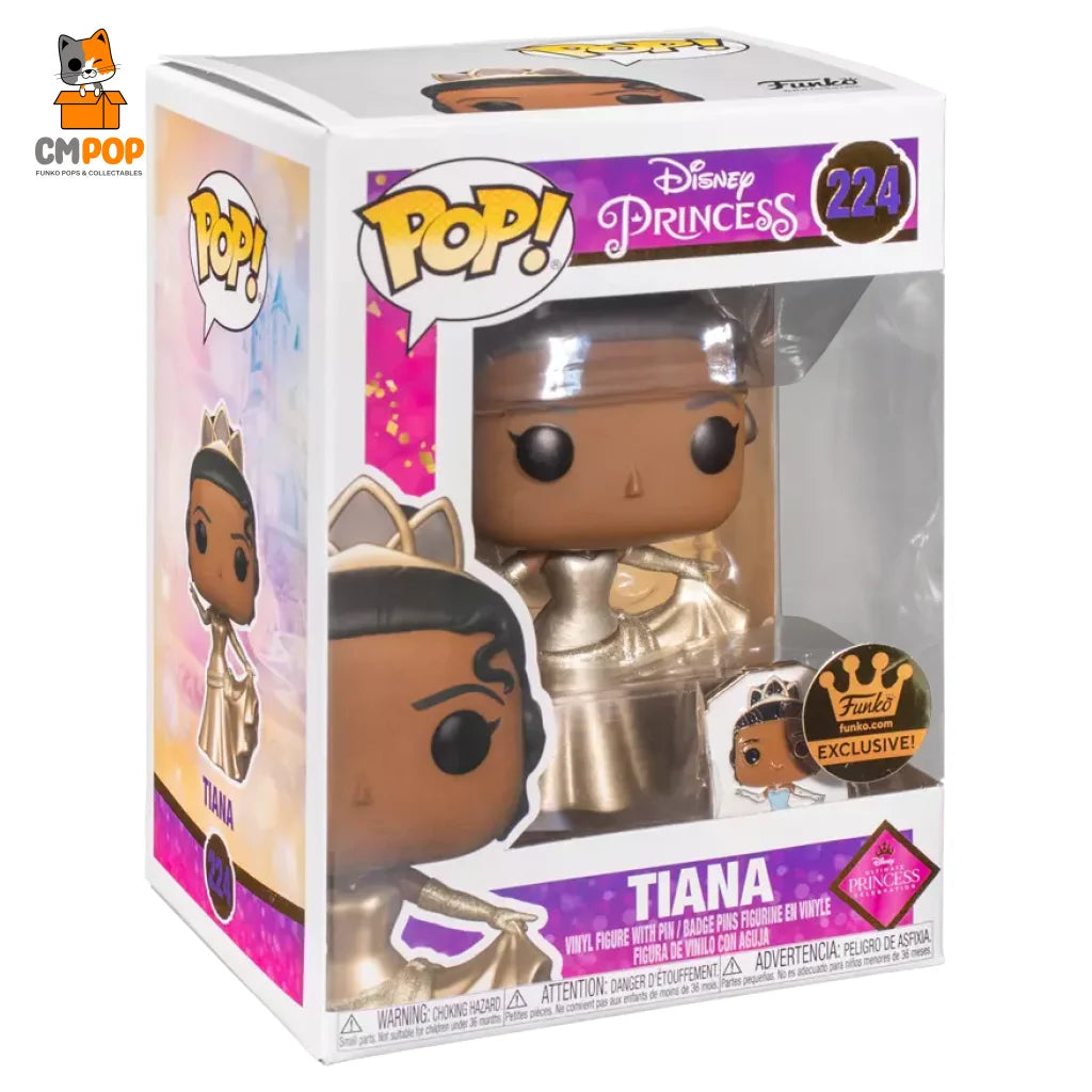 Tiana - #224 Funko Pop! Disney Princess Exclusive Pop