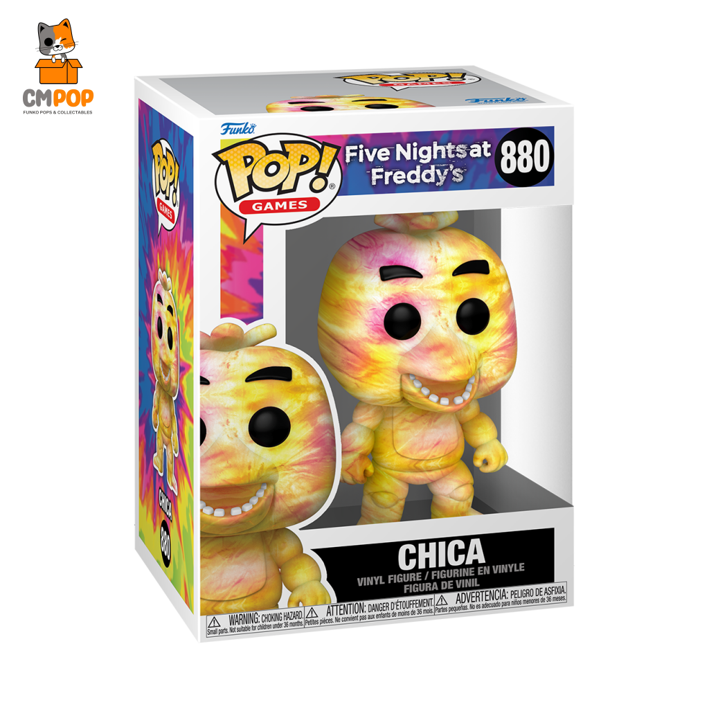 Tiedye- Chica - #880 Funko Pop! Five Nights At Freddys Pop