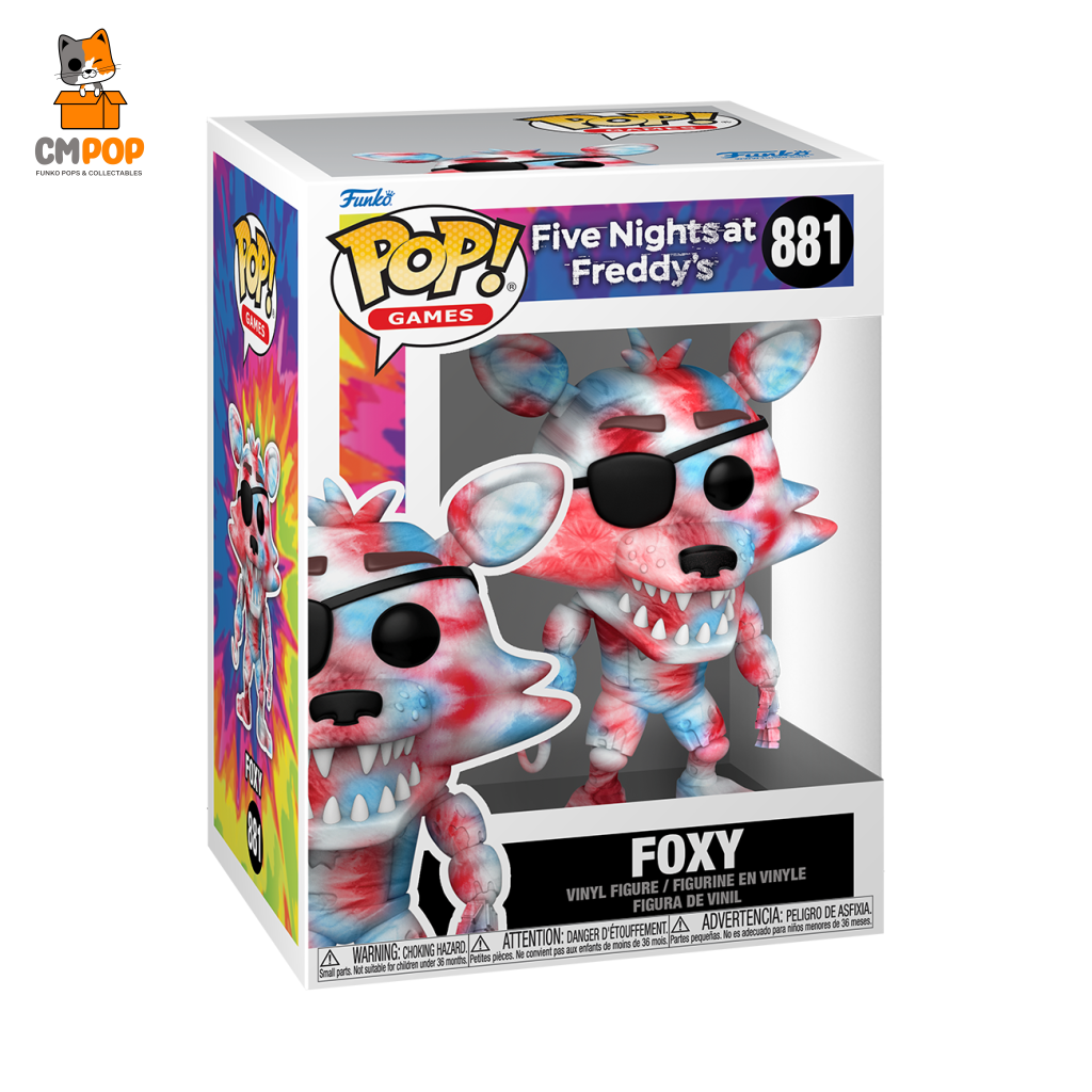 Tiedye- Foxy - #881 Funko Pop! Five Nights At Freddys Pop