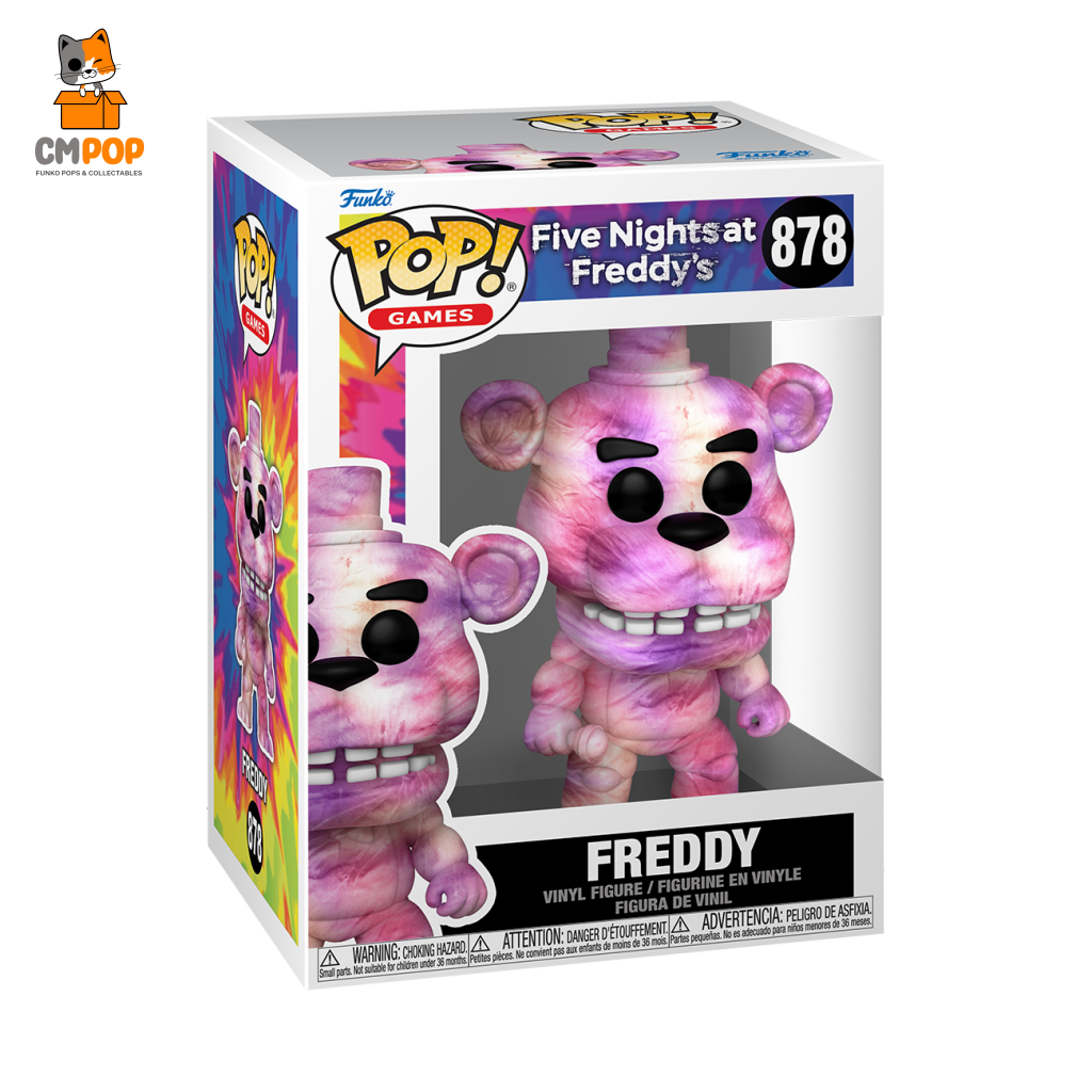 Tiedye- Freddy - #878 Funko Pop! Five Nights At Freddys Pop