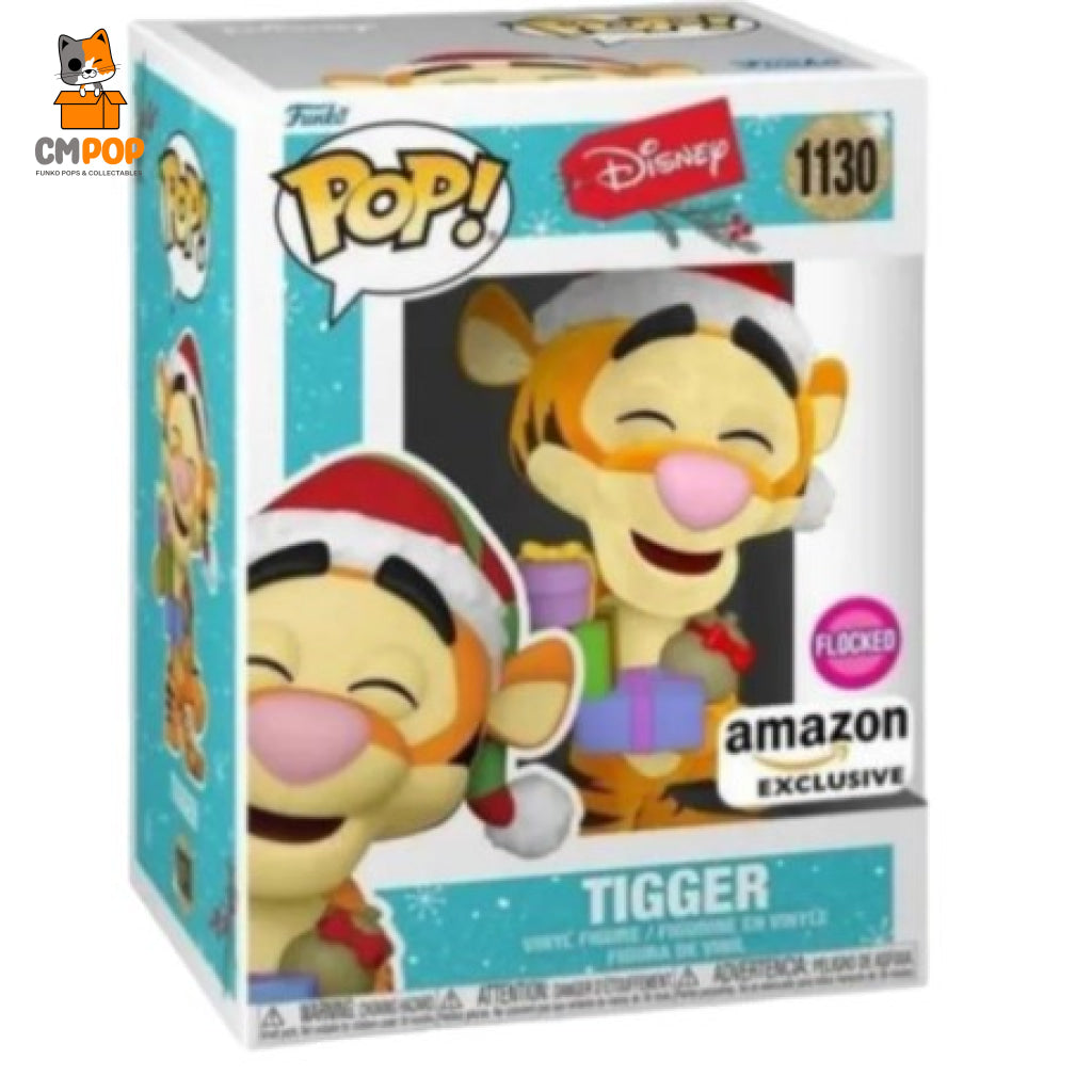 Tigger - #1130 Funko Pop! Disney Flocked Amazon Exclusive Pop