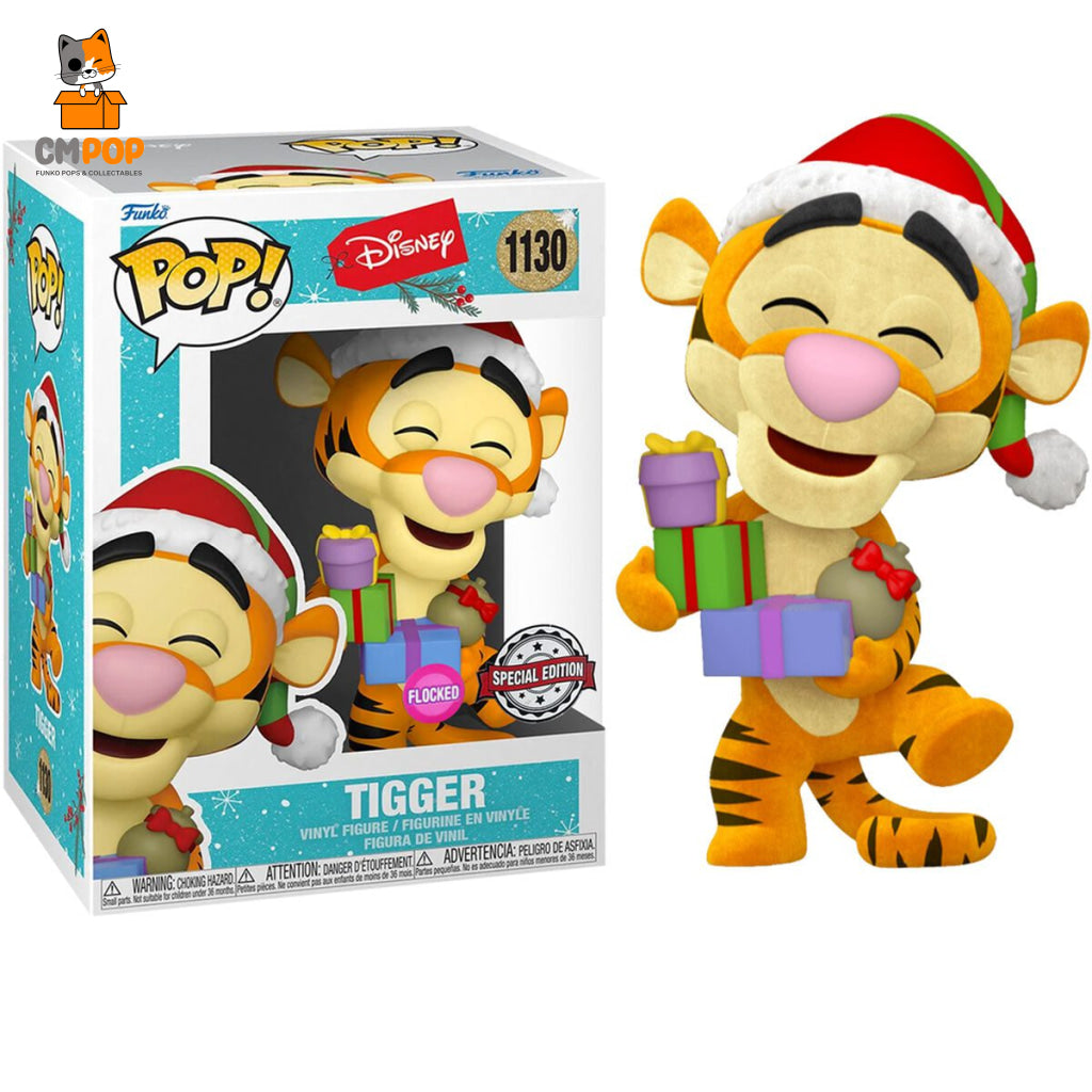 Tigger - #1130 Funko Pop! Disney Flocked Pop