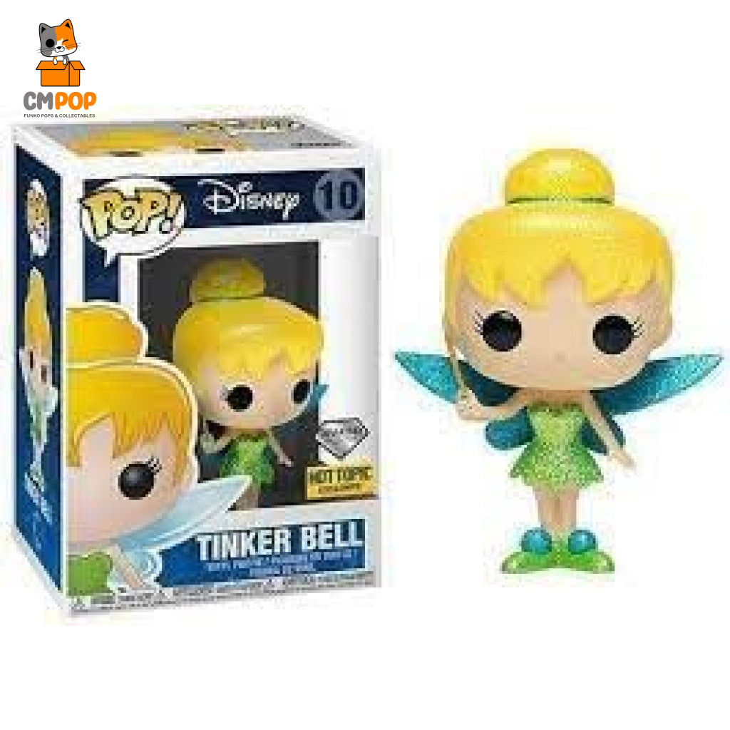 Tinker Bell - #10 Funko Pop! Disney Diamond Collection Hot Topic Exclusive Pop