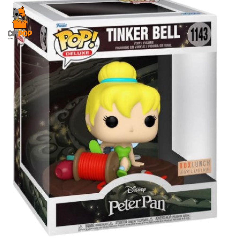 Tinker Bell - #1143 Funko Pop! Deluxe Disney Peter Pan Box Lunch Exclusive Pop