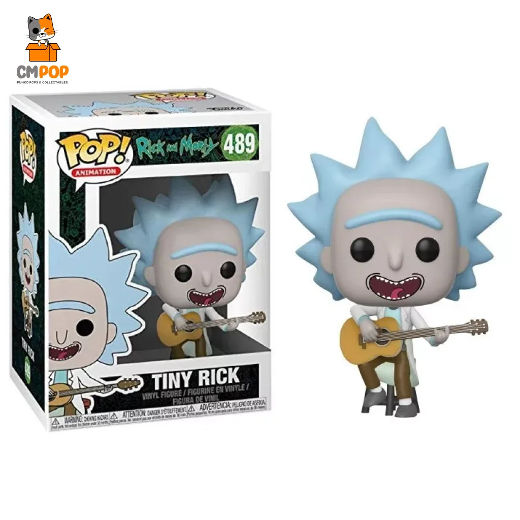 Tiny Rick- #489 - Funko Pop! Animation Rick And Morty Box Lunch Exclusive Pop