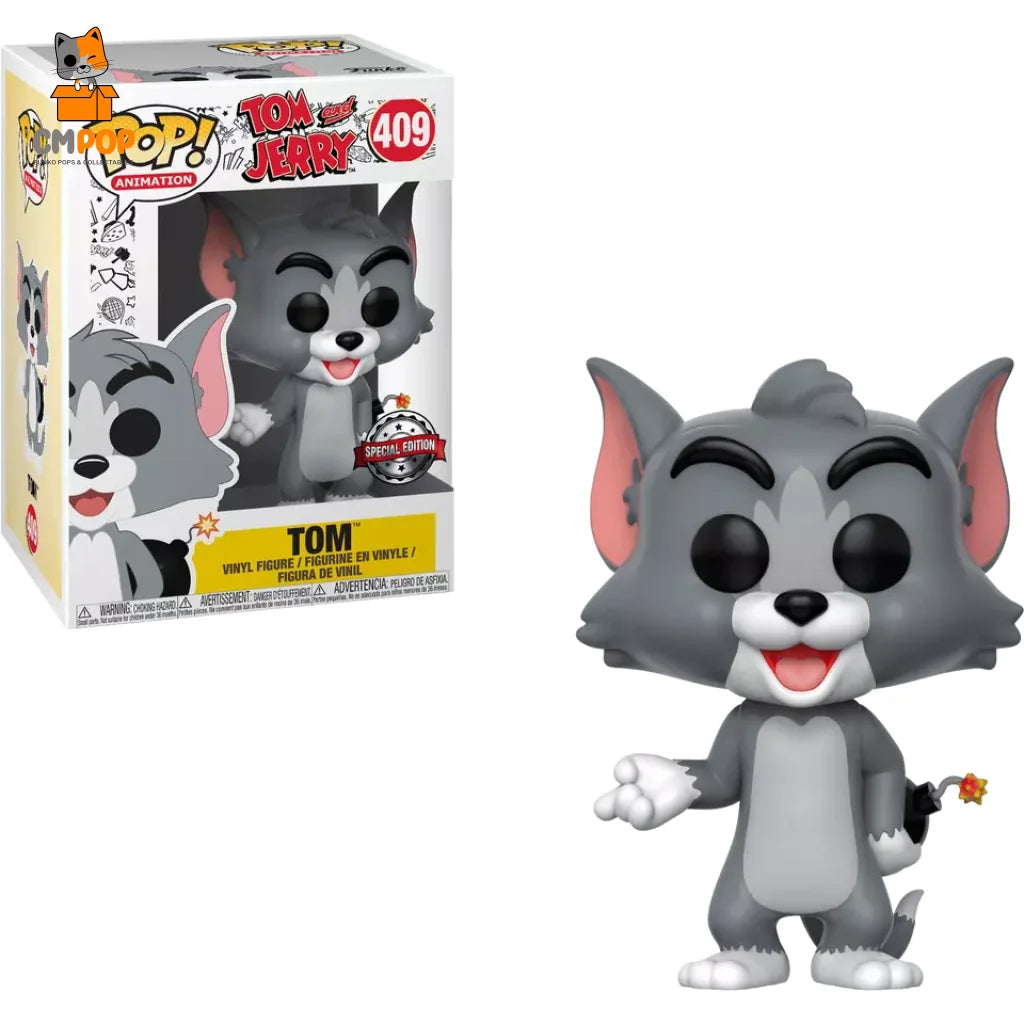 Tom - #409 Funko Pop! Animation And Jerry Special Edition Pop