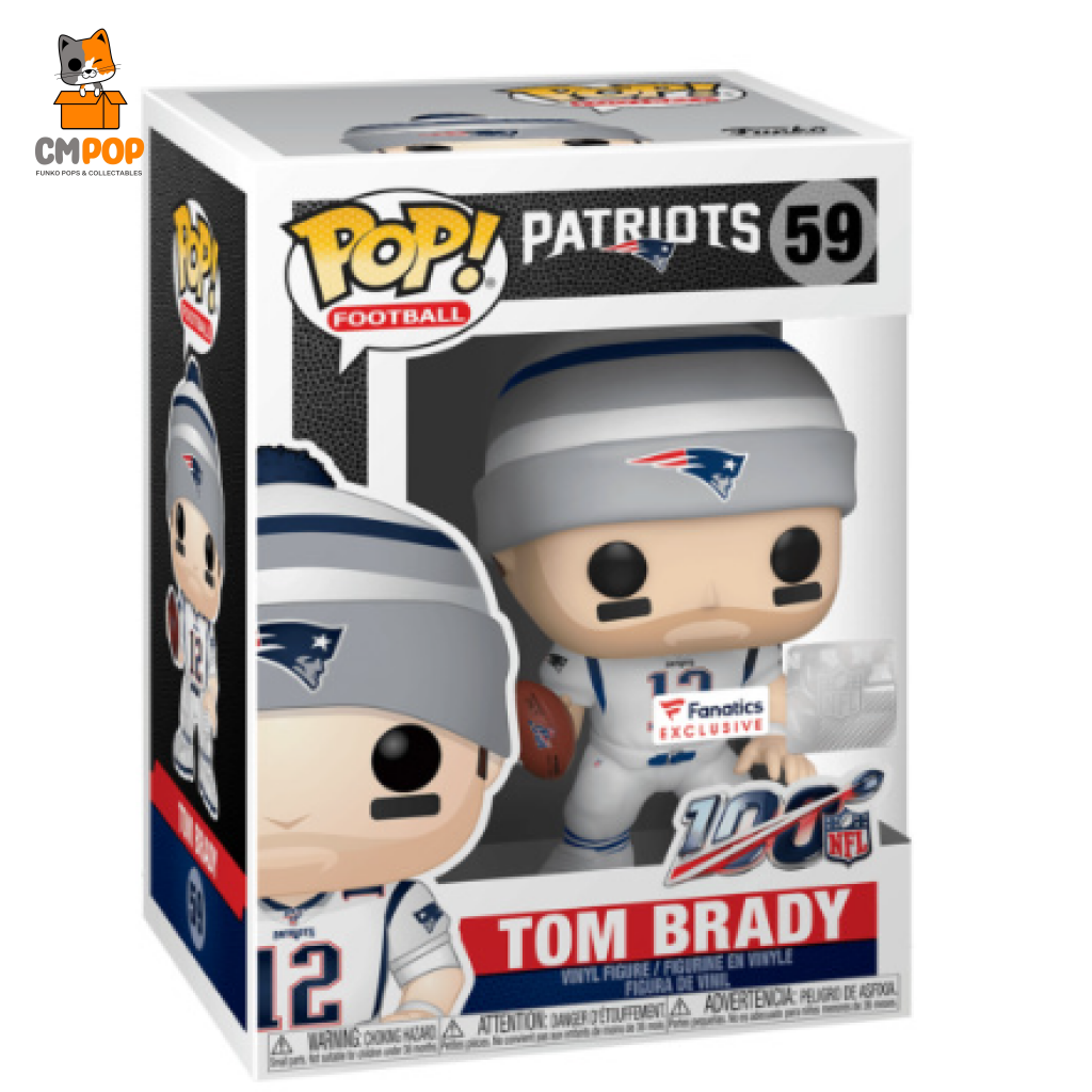 Tom Brady - #59 Funko Pop! Nfl Sports Fanatics Exclusive Pop