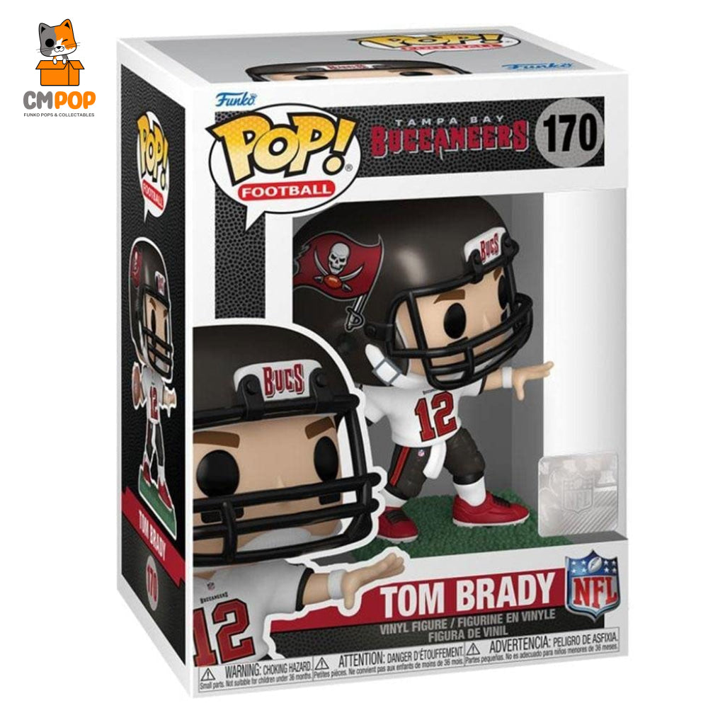 Tom Brady Away Jersey - Tampa Bay Bucs #170 Funko Pop! Nfl Sports Pop