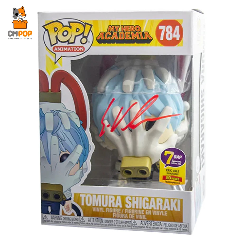 Tomura Shigaraki - #784 Funko Pop! Animation My Hero Academia Signed By Eric Vale (90 Pcs)