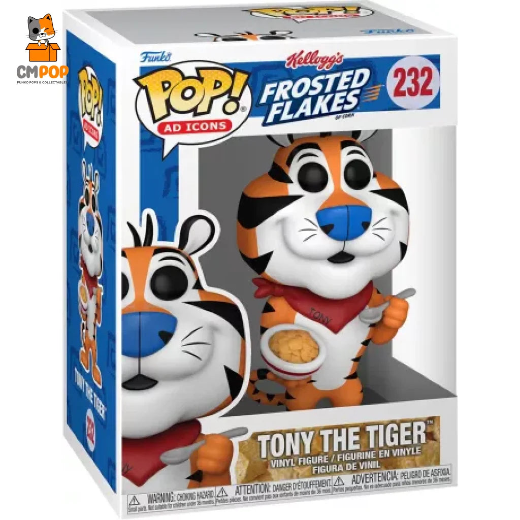 Tony The Tiger - #232- Funko Pop! Kellogg’s Frosted Flakes Pop