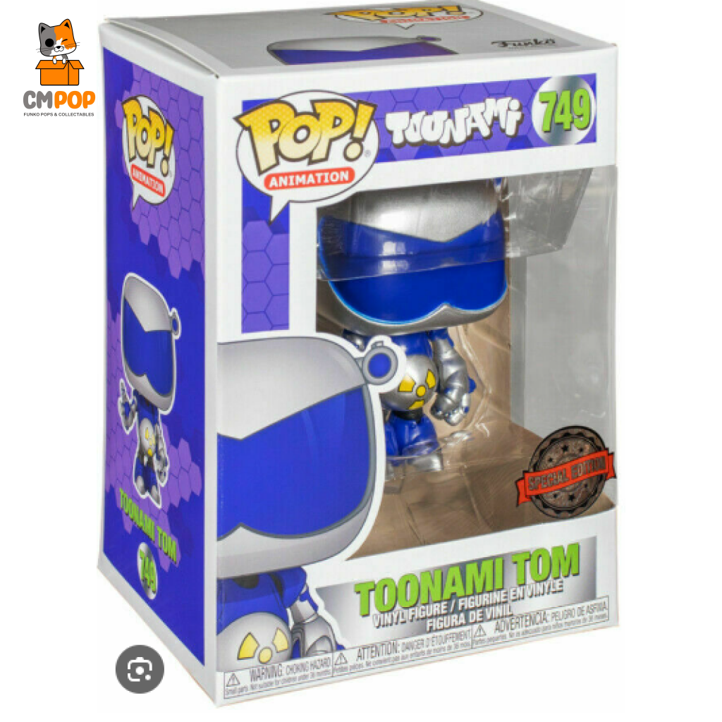 Toonami Tom- #749- Funko Pop! - Special Edition Pop