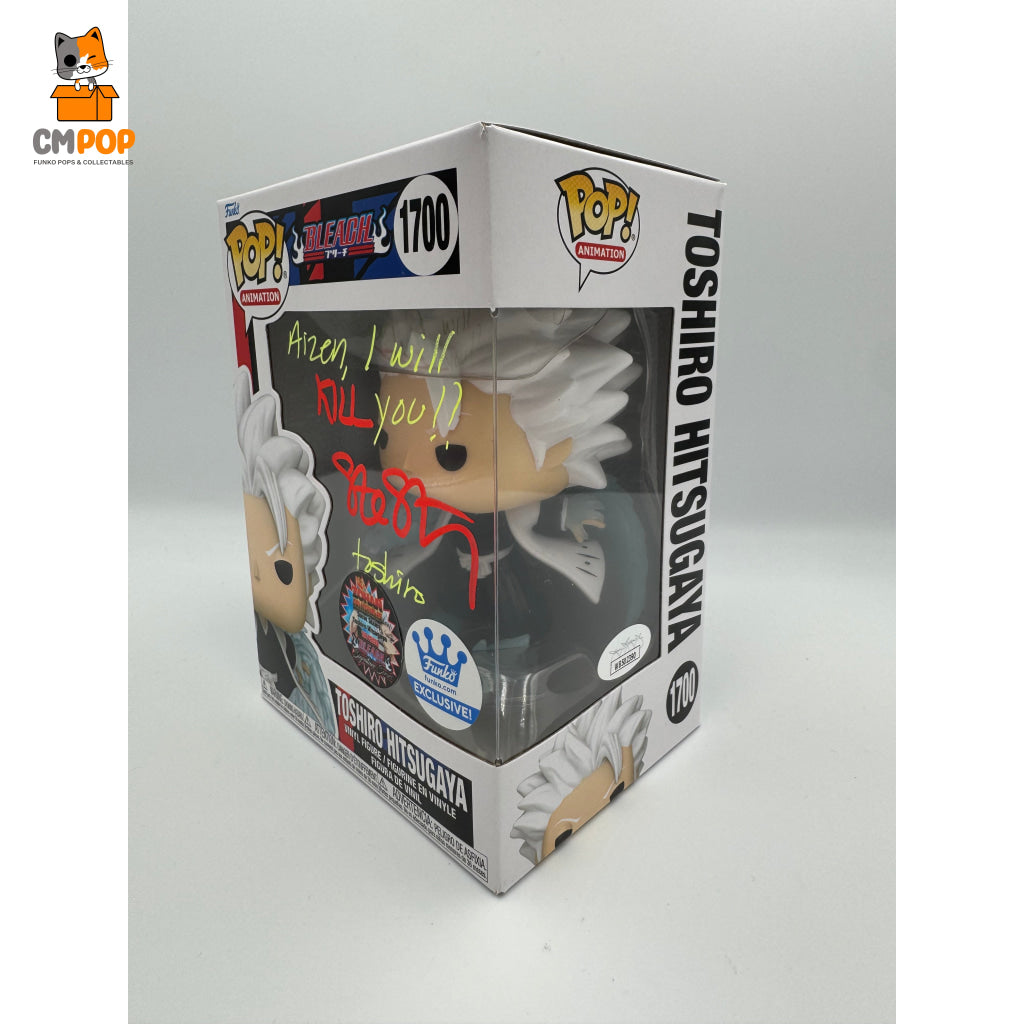 Toshiro Hitsugaya - #1700 Funko Pop! Animation Bleach Zohan Collectibles- Exclusive Signed By Steve