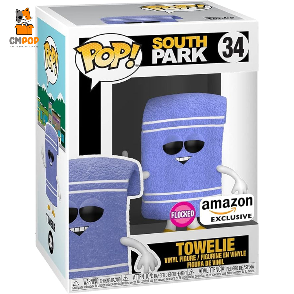 Towelie - #34 Funko Pop! South Park Flocked Amazon Exclusive Pop