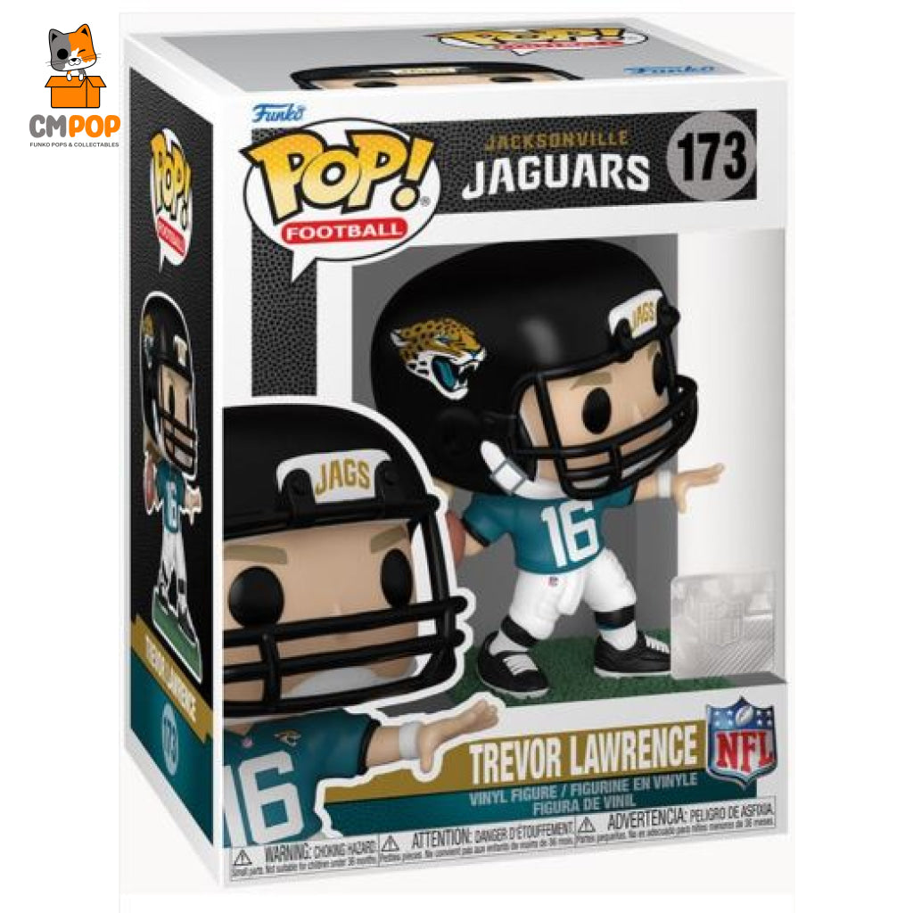 Trevor Lawrence - Jacksonville Jaguars #173 Funko Pop! Nfl Sports Pop