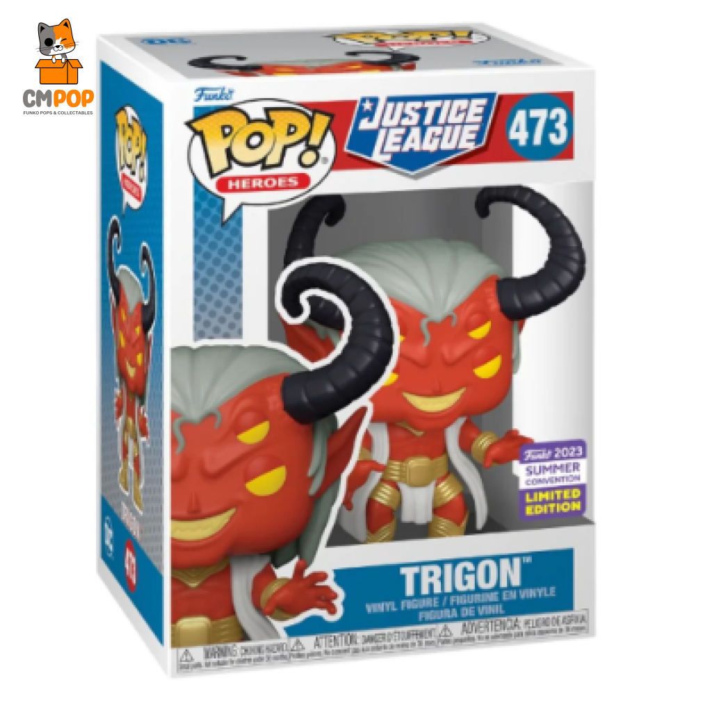 Trigon - #473 Funko Pop! Justice League Dc 2023 Summer Con Limited Edition Pop