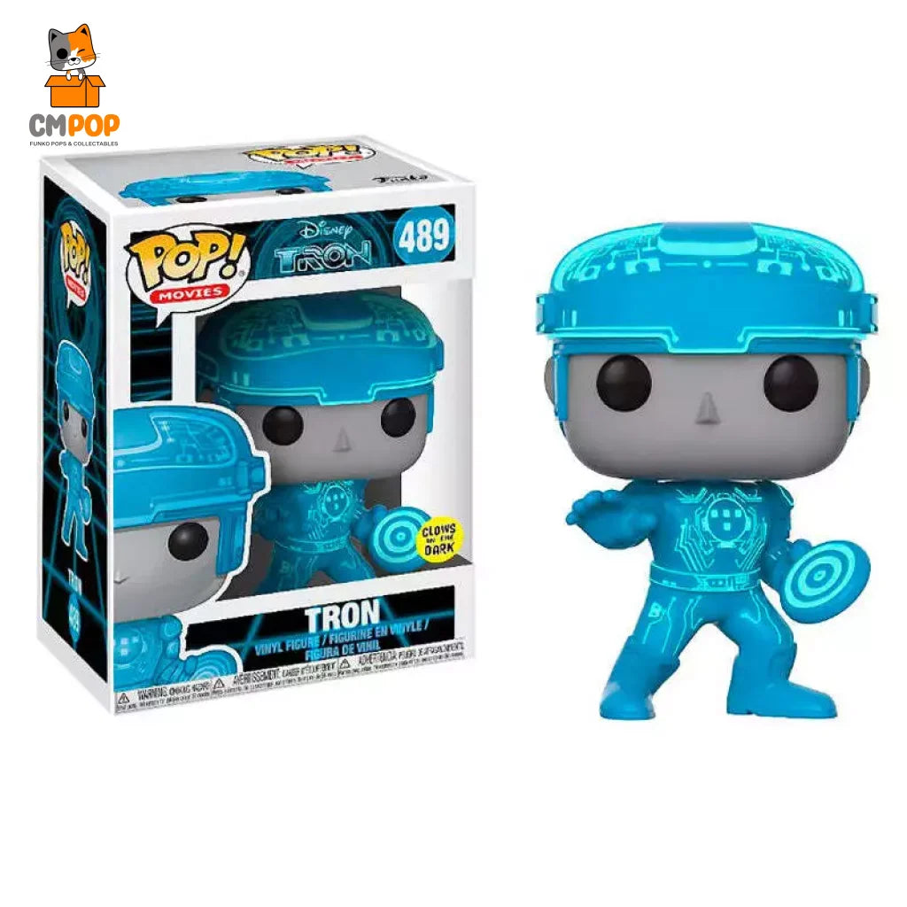 Tron - #489 Funko Pop! Movies Disney Glows In The Dark Pop