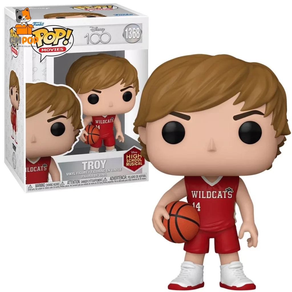 Troy- #1368 - Funko Pop! Disney Movies High School Musical Pop