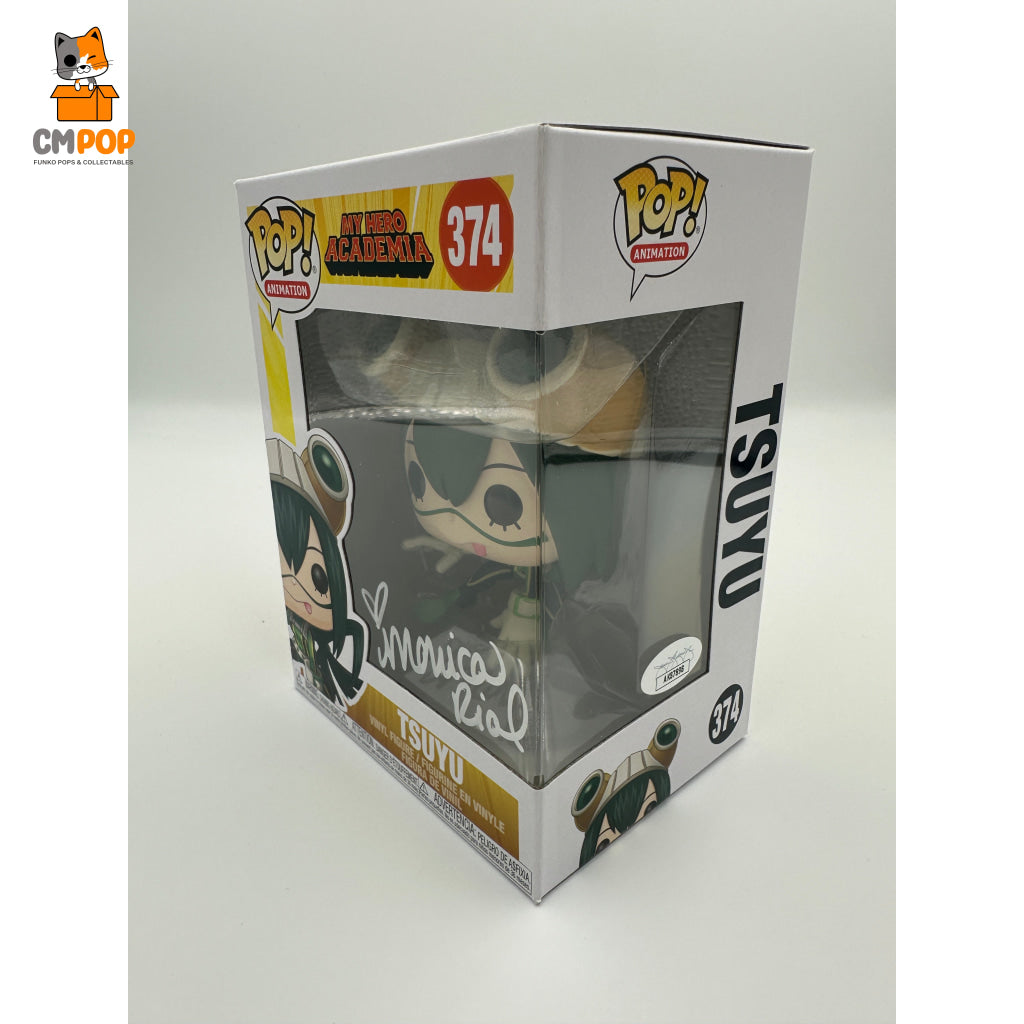 Tsuyu Asui - My Hero Academia #374 Funko Pop! Signed By Monica Rial Certified Pop