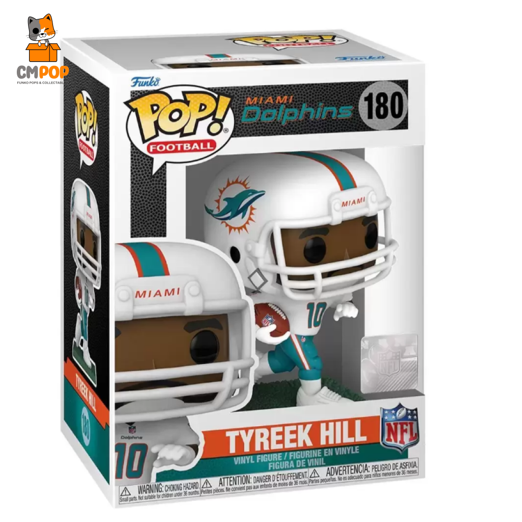 Dolphins - Tyreek Hill #180 Funko Pop! Nfl Sports Pop