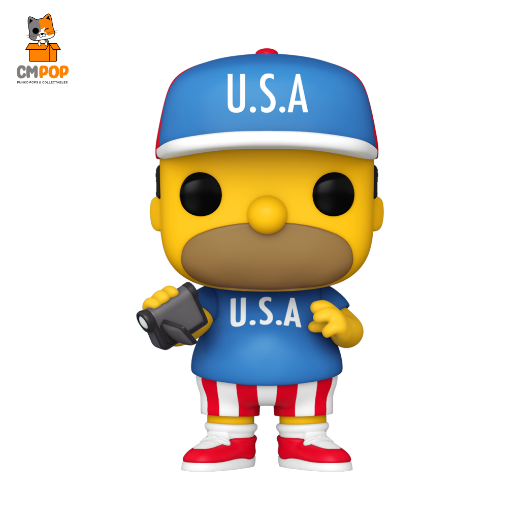 U.s.a Homer - #905 Funko Pop! The Simpsons Pop