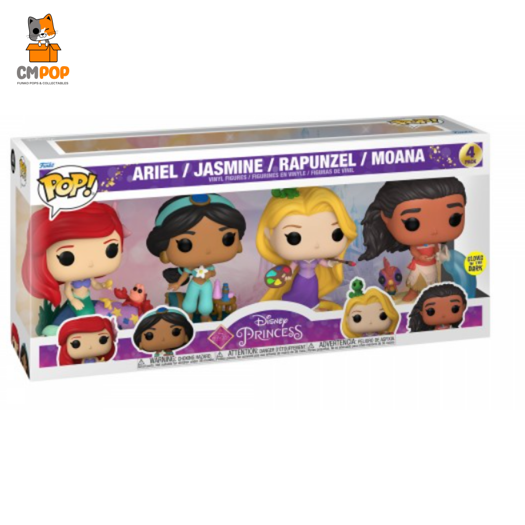 Ultimate Princess - Funko Pop! Disney 4Pk Pop