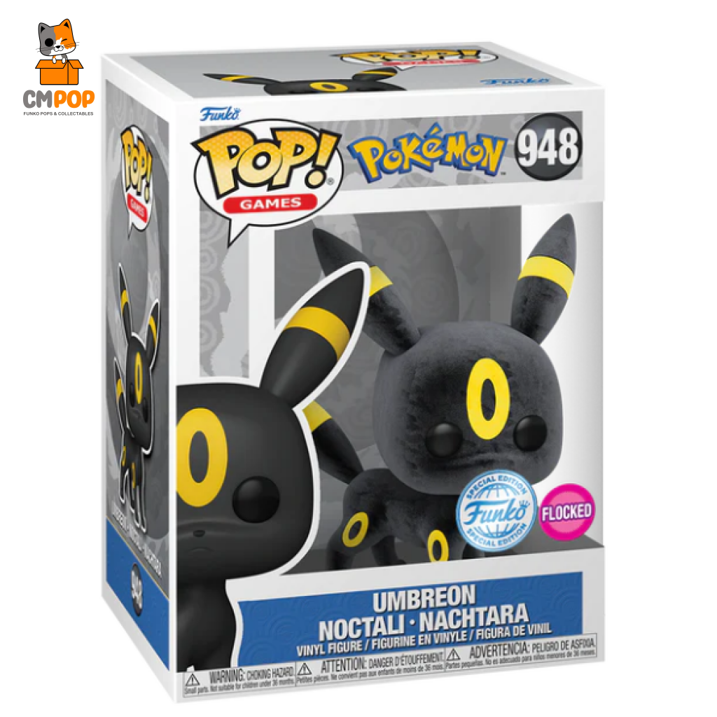 Umbreon Flocked - #948 Funko Pop! Pokemon Pop